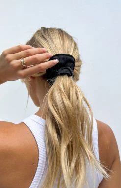 BB Exclusive Country Girl Scrunchie Black Denim 13 BB Exclusive Country Girl Scrunchie Black Denim