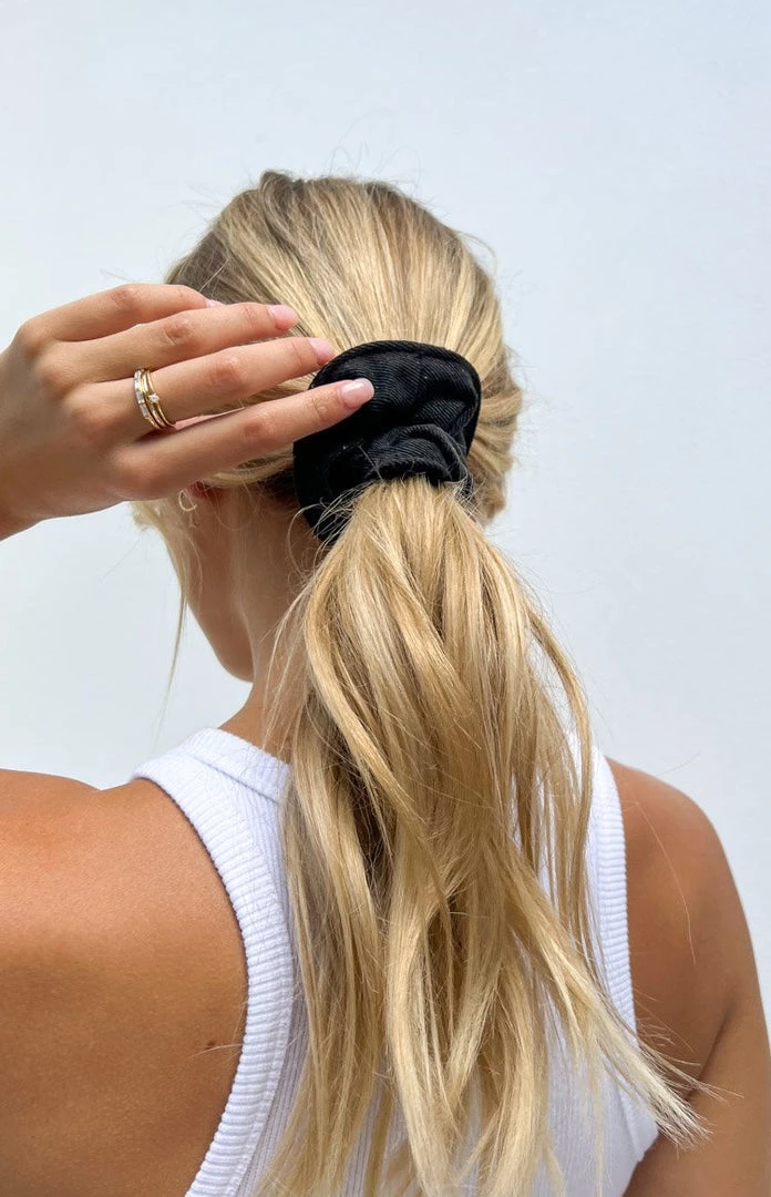 BB Exclusive Country Girl Scrunchie Black Denim 4 BB Exclusive Country Girl Scrunchie Black Denim