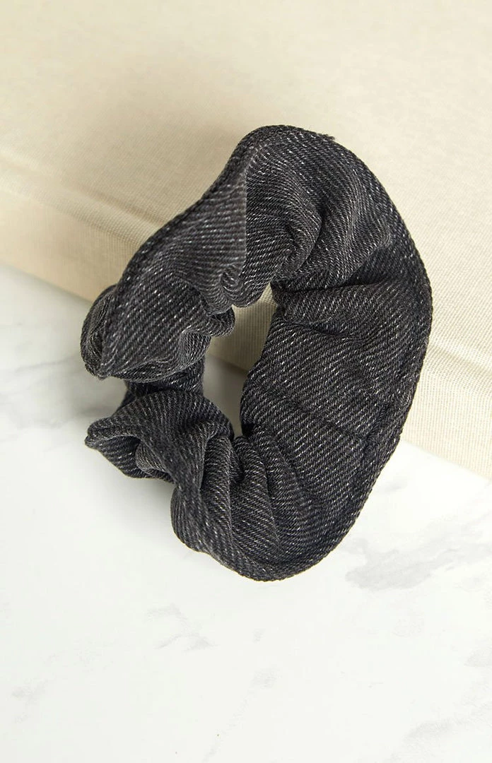 BB Exclusive Country Girl Scrunchie Black Denim 8 BB Exclusive Country Girl Scrunchie Black Denim