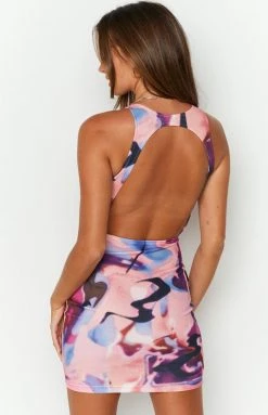 BB Exclusive Cristabelle Pink Mini Dress