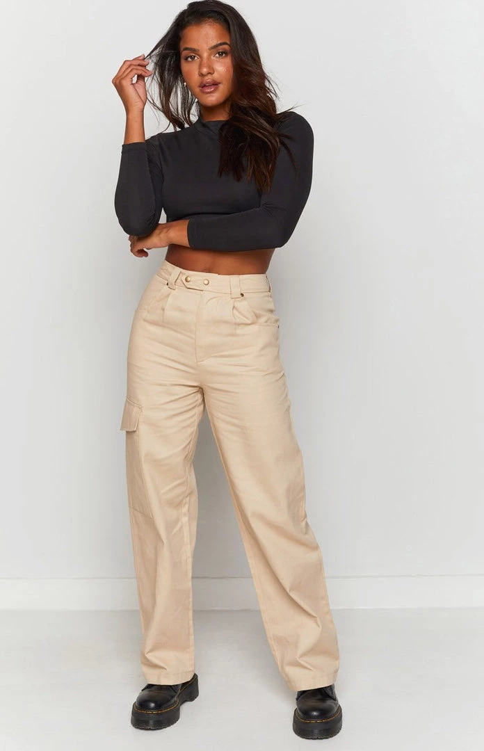 BB Exclusive Croft Cargo Pants Tan 6 BB Exclusive Croft Cargo Pants Tan