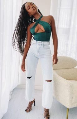 Tops Lioness Crossroads Top Forest Green