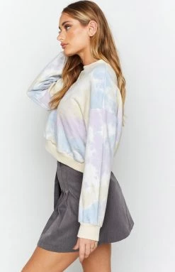 BB Exclusive Cruisy Jumper Purple Tie Dye