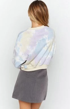 BB Exclusive Cruisy Jumper Purple Tie Dye