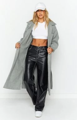 Beginning Boutique Cullen Grey Longline Shacket Outerwear 10 Beginning Boutique Cullen Grey Longline Shacket Outerwear