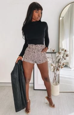 BB Exclusive Cyndi Shorts Leopard