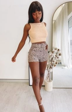 BB Exclusive Cyndi Shorts Leopard