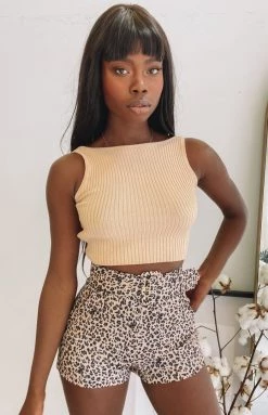 BB Exclusive Cyndi Shorts Leopard