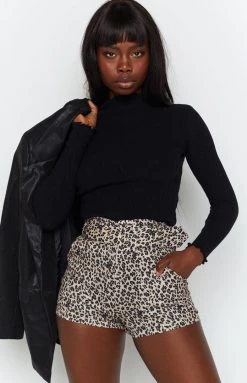 BB Exclusive Cyndi Shorts Leopard