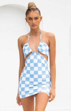 BB Exclusive Declaration Mini Dress Blue