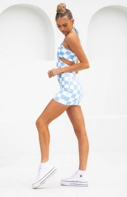 BB Exclusive Declaration Mini Dress Blue