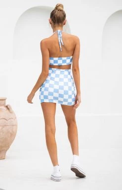 BB Exclusive Declaration Mini Dress Blue