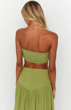 Beginning Boutique Dalila Green Crop Top New 11 Beginning Boutique Dalila Green Crop Top New