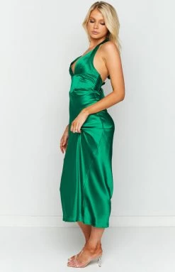 Beginning Boutique Damsel Green Maxi Dress