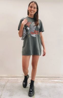 Thrills Eighty Seven Merch Tee Dress Merch Black