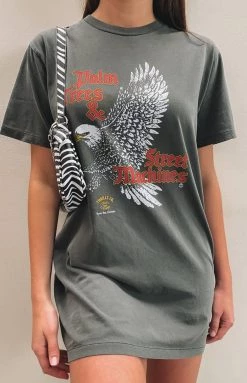 Thrills Eighty Seven Merch Tee Dress Merch Black