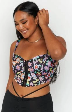 BB Exclusive Tops Davina Floral Corset Top