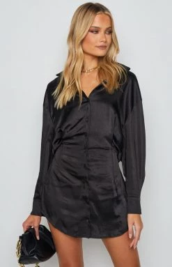 BB Exclusive Dresses Deeper Water Mini Dress Black