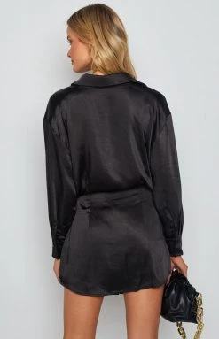 BB Exclusive Dresses Deeper Water Mini Dress Black