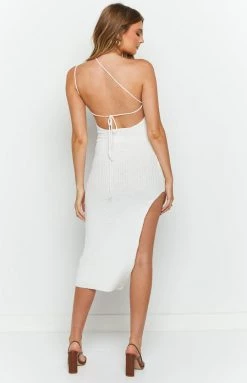 BB Exclusive Dresses Delaney White Knit Midi Dress 19 BB Exclusive Dresses Delaney White Knit Midi Dress