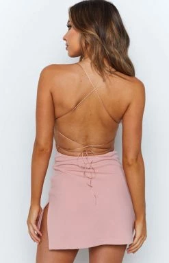 BB Exclusive Delilah Dress Dusty Pink