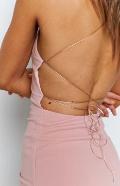 BB Exclusive Delilah Dress Dusty Pink