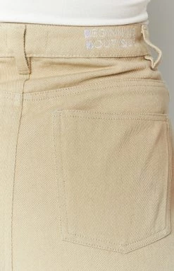 BB Exclusive Della Jeans Beige Bottoms