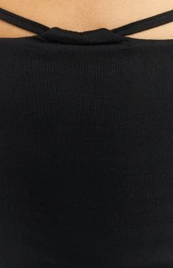 BB Exclusive Bottoms Delvie Black Maxi Skirt