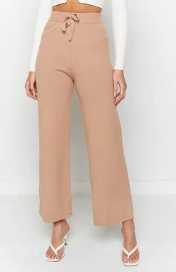 Beginning Boutique Diaz Knitted Pants Mocha Bottoms 15 Beginning Boutique Diaz Knitted Pants Mocha Bottoms