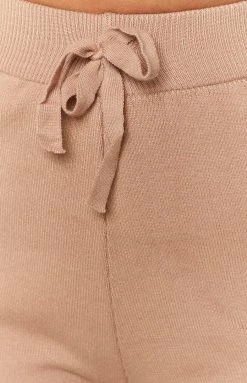 Beginning Boutique Diaz Knitted Pants Mocha Bottoms 16 Beginning Boutique Diaz Knitted Pants Mocha Bottoms