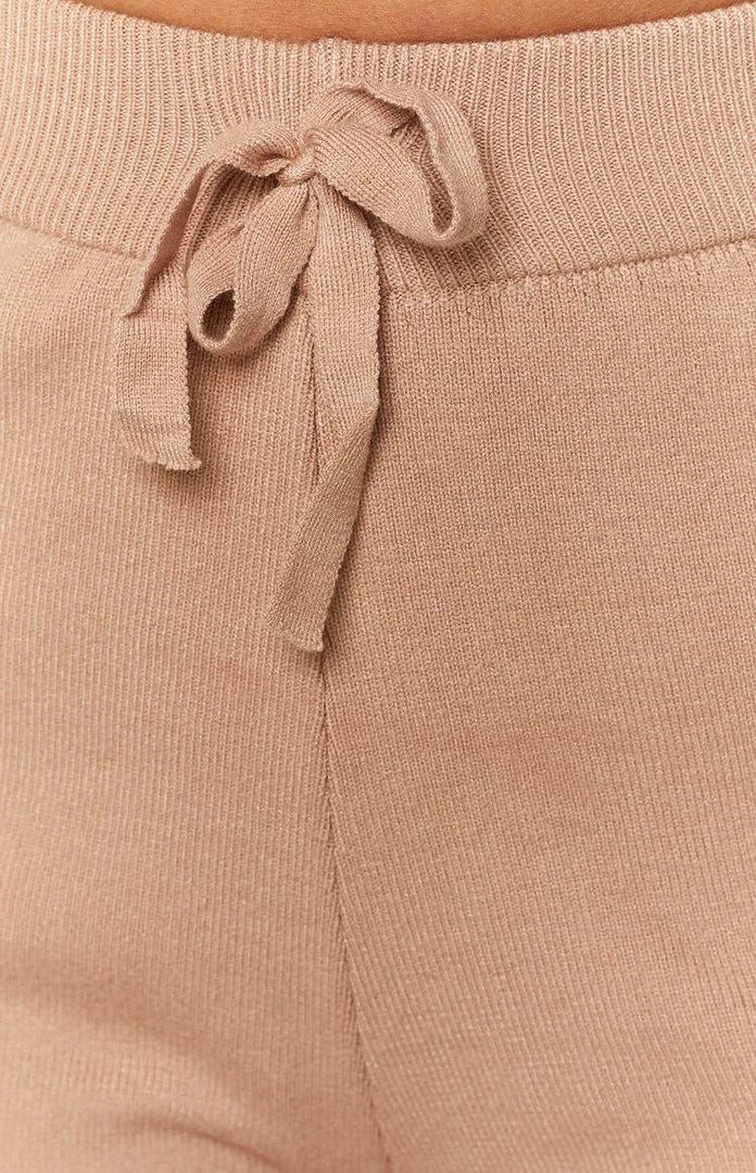 Beginning Boutique Diaz Knitted Pants Mocha Bottoms 8 Beginning Boutique Diaz Knitted Pants Mocha Bottoms