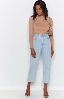 BB Exclusive Diaz Knitted Top Mocha Tops