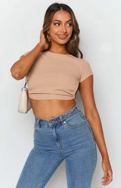 BB Exclusive Dominic Ribbed Tee Beige 14 BB Exclusive Dominic Ribbed Tee Beige