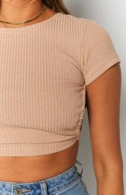 BB Exclusive Dominic Ribbed Tee Beige 17 BB Exclusive Dominic Ribbed Tee Beige