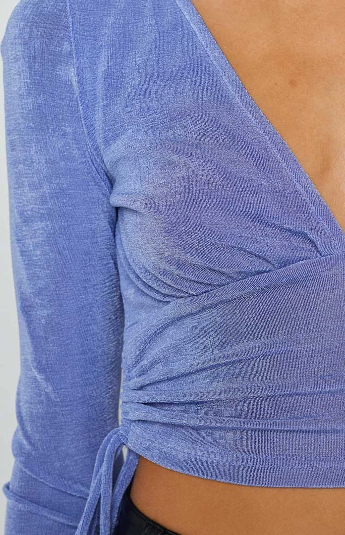 Beginning Boutique Tops Dora Blue Ruched Top 8 Beginning Boutique Tops Dora Blue Ruched Top