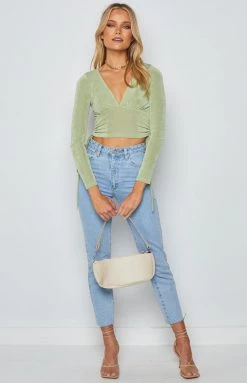 Beginning Boutique Dora Lime Ruched Top Tops 12 Beginning Boutique Dora Lime Ruched Top Tops