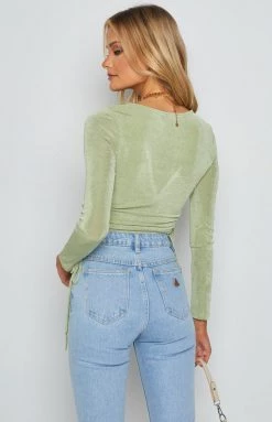 Beginning Boutique Dora Lime Ruched Top Tops 15 Beginning Boutique Dora Lime Ruched Top Tops