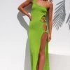 BB Exclusive Dresses Dorothea Green Midi Dress