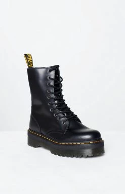 Dr. Martens Jadon Hi Polished Smooth Black