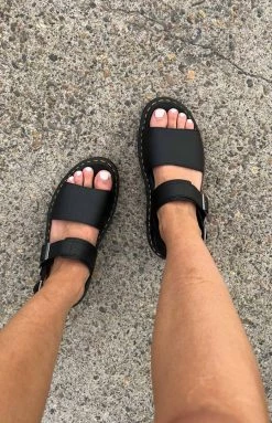 Dr. Martens Voss Sandal Black Hydro Coming Soon