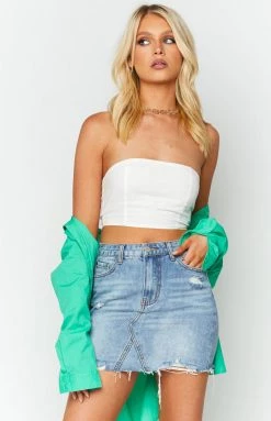 Beginning Boutique Bottoms Dustee Blue Denim Mini Skirt 9 Beginning Boutique Bottoms Dustee Blue Denim Mini Skirt