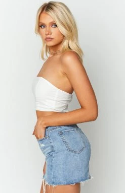 Beginning Boutique Bottoms Dustee Blue Denim Mini Skirt 10 Beginning Boutique Bottoms Dustee Blue Denim Mini Skirt