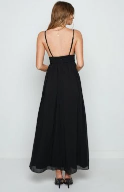 BB Exclusive Ebony Black Maxi Dress Dresses