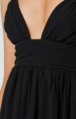 BB Exclusive Ebony Black Maxi Dress Dresses