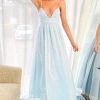 BB Exclusive Dresses Ebony Blue Maxi Dress