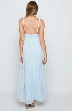 BB Exclusive Dresses Ebony Blue Maxi Dress