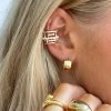 Eclat Galaxy CZ Ear Cuff Gold Accessories