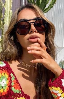 Accessories Eclat 1970s Sunglasses Brown