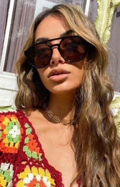 Accessories Eclat 1970s Sunglasses Brown