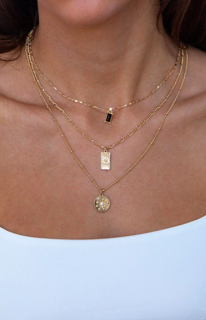 Eclat Arabella Layered Necklace Gold (FREE Over $80) Accessories 1 Eclat Arabella Layered Necklace Gold (FREE Over $80) Accessories